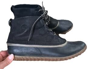Sorel Out N About Boots Women’s Size 11 Black Duck Boots Waterproof